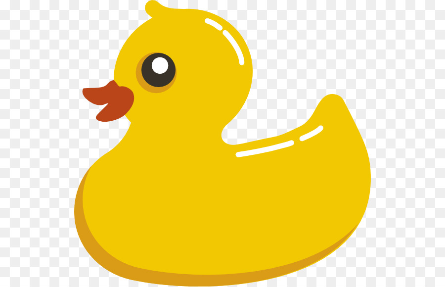 Baby Ducks Rubber duck Natural rubber Clip art - Duck Outline png download - 600*579 - Free Transparent Duck png Download.