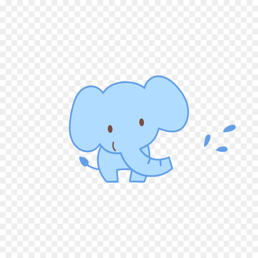 Cartoon Drawing Illustration - Cute baby elephant cartoon elephant png download - 1000*1000 - Free Transparent  png Download.