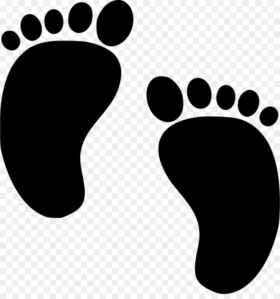 Computer Icons Footprint Clip art - baby foot png download - 934*980 - Free Transparent Computer Icons png Download.