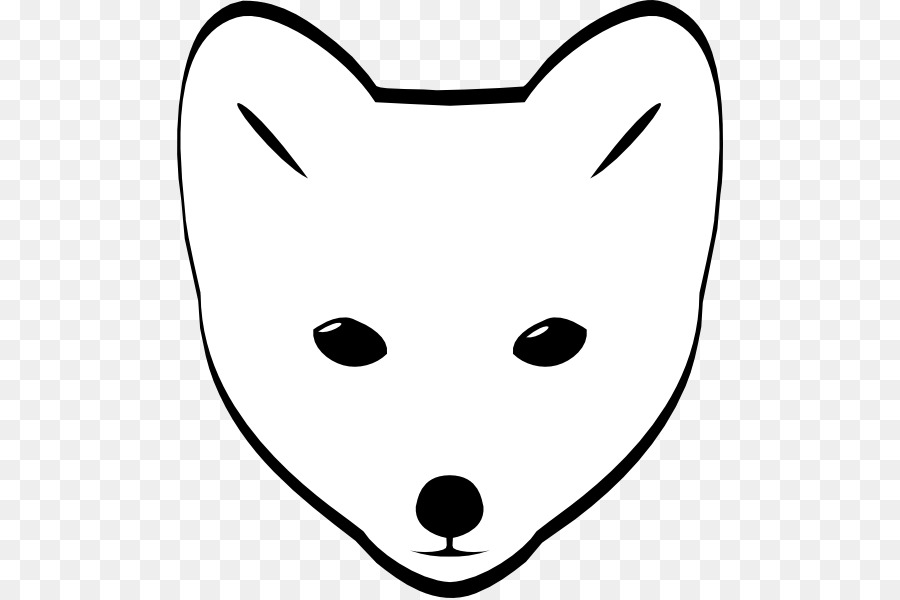 Arctic fox Red fox Clip art - Fox Face Cliparts png download - 546*598 - Free Transparent  png Download.