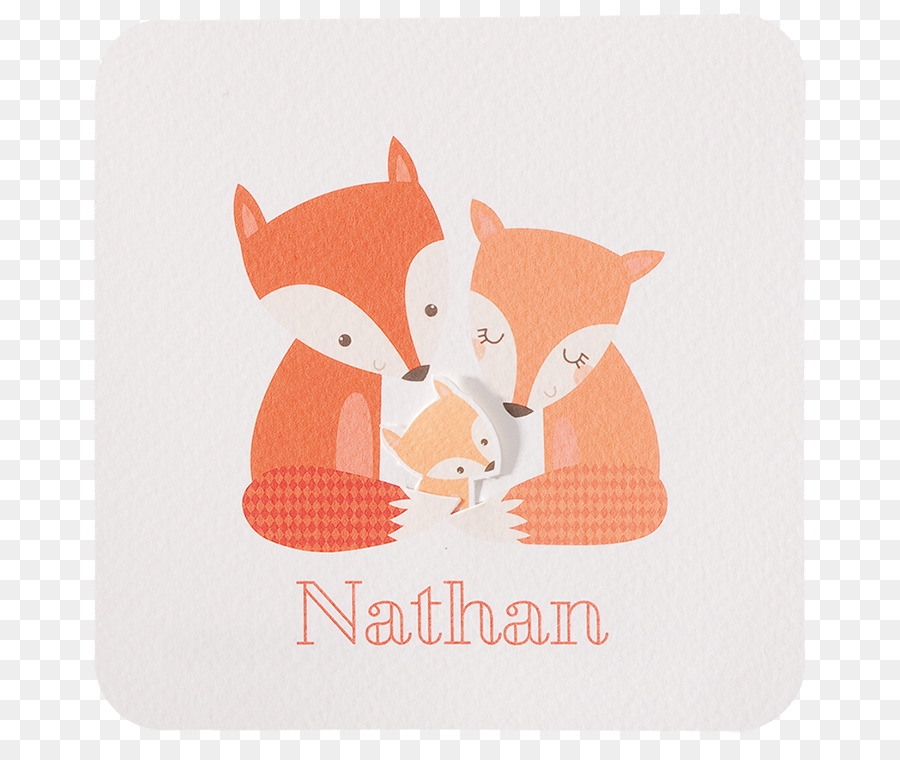 Fox Baby announcement Infant In memoriam card Family - fox png download - 750*750 - Free Transparent  png Download.