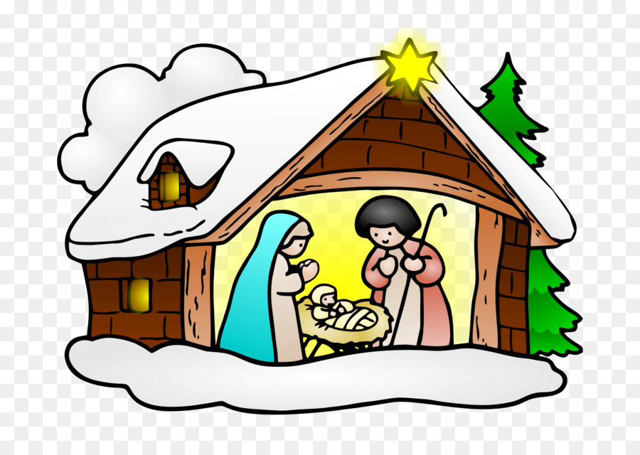 Child Jesus Holy Family Christmas Nativity of Jesus Clip art - christmas png download - 1969*1392 - Free Transparent Child Jesus png Download.