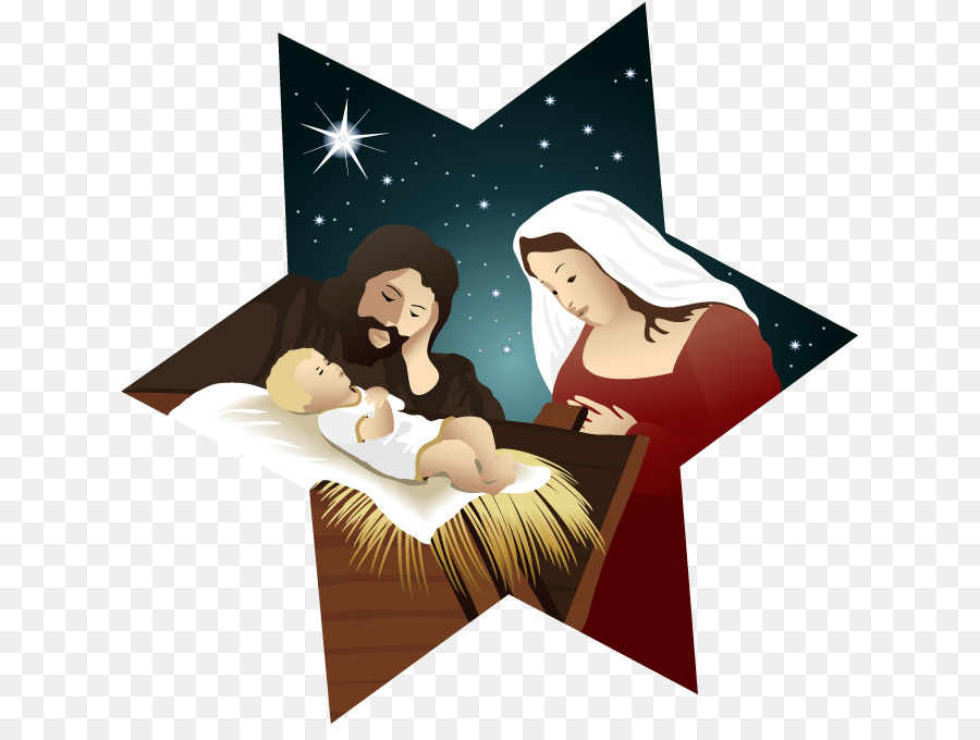 Bethlehem Christmas Holy Family Nativity scene Nativity of Jesus - Vector Christmas Baby Jesus png download - 679*666 - Free Transparent  png Download.