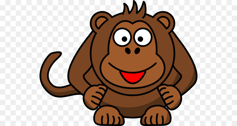 Ape Baby Monkeys Chimpanzee Clip art - monkey png download - 600*480 - Free Transparent Ape png Download.