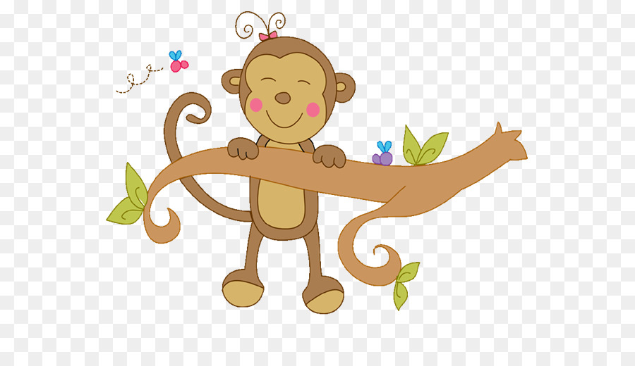 Baby Monkeys Diaper Cuteness Clip art - Swinging Cliparts png download - 600*512 - Free Transparent Baby Monkeys png Download.