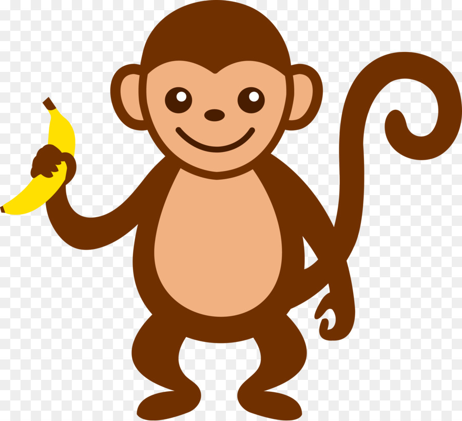 Baby Monkeys Brown spider monkey Primate Clip art - Cartoon Monkey Cliparts png download - 6597*6001 - Free Transparent Baby Monkeys png Download.