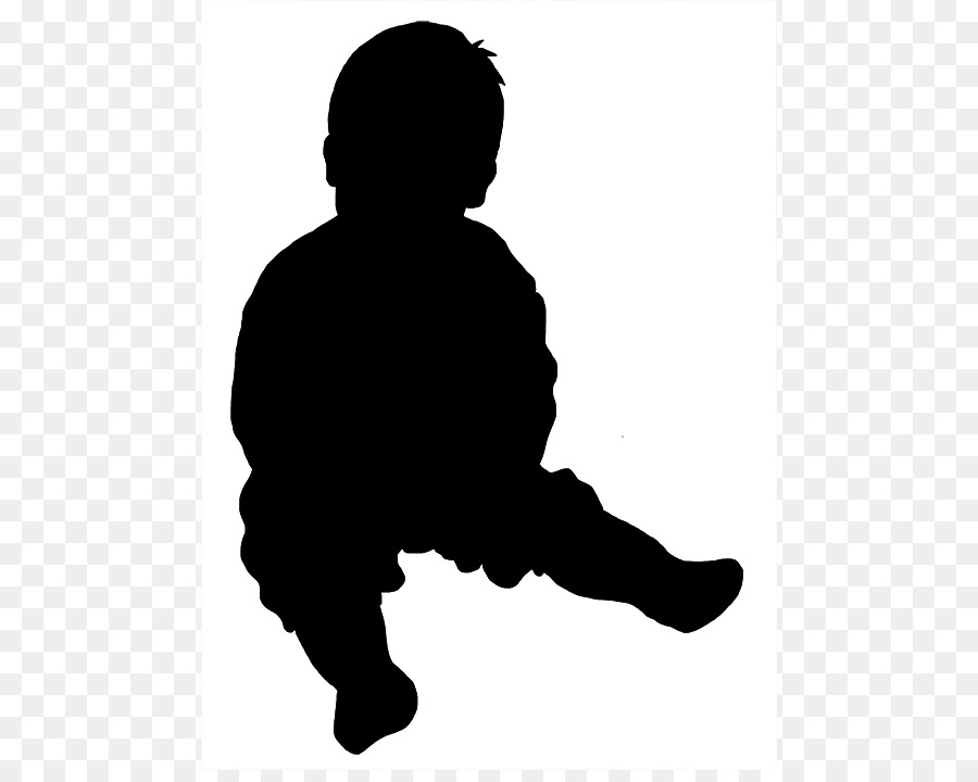 Silhouette Infant Child Clip art - Baby Silhouette png download - 530*709 - Free Transparent Silhouette png Download.