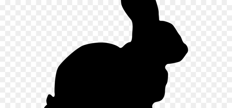 Silhouette Rabbit Clip art - Silhouette png download - 640*420 - Free Transparent Silhouette png Download.