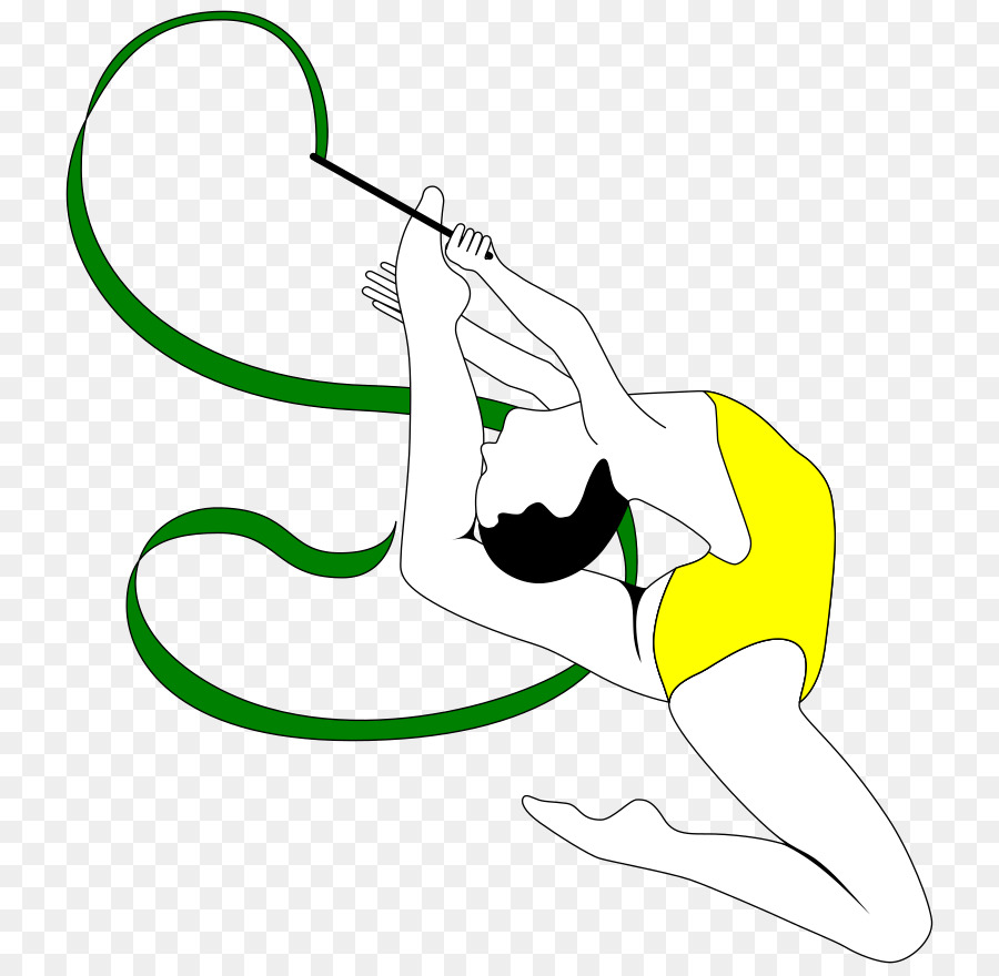 Rhythmic gymnastics Ribbon Clip art - Backflip Cliparts png download - 800*878 - Free Transparent  Rhythmic Gymnastics png Download.