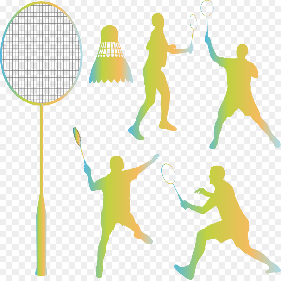 Badminton Silhouette Shuttlecock Clip art - Badminton silhouettes png download - 2447*2440 - Free Transparent Badminton png Download.