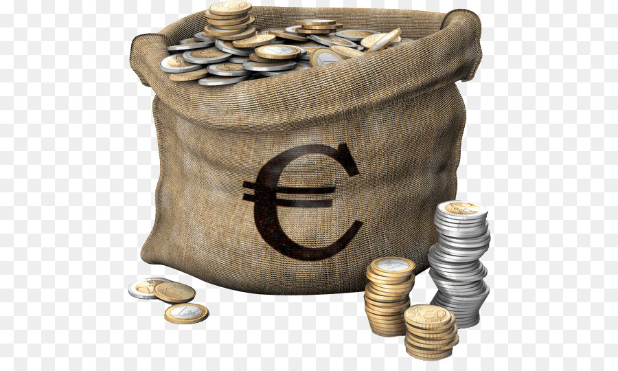 Money Coin Finance Euro Bag - Coin png download - 530*526 - Free Transparent Money png Download.
