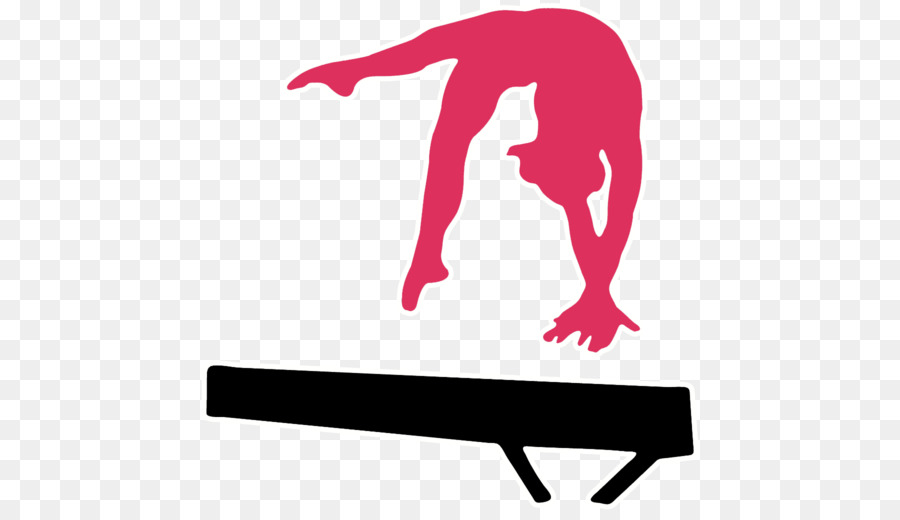 Balance beam Gymnastics Silhouette Split Vault - gymnastics png download - 512*512 - Free Transparent Balance Beam png Download.