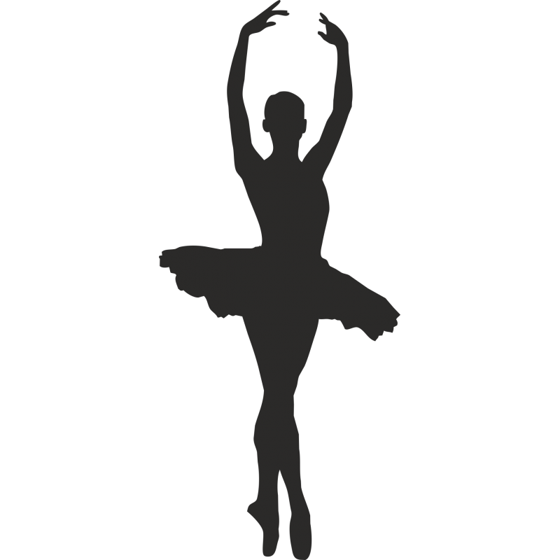 ballet dancing girl silhouette
