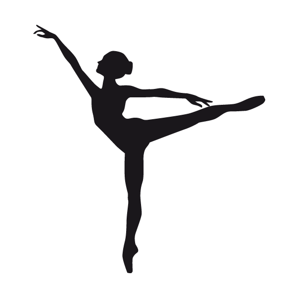 Ballet Dancer Silhouette Clip art - Silhouette png download - 600*600