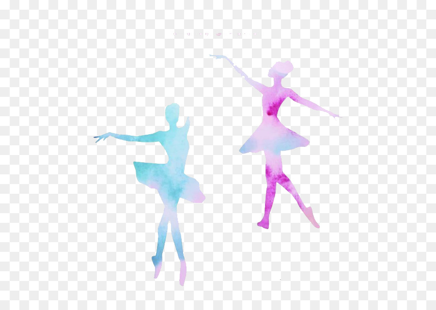 Ballet Dancer Silhouette - Silhouette of two ballet png download - 626*626 - Free Transparent  png Download.