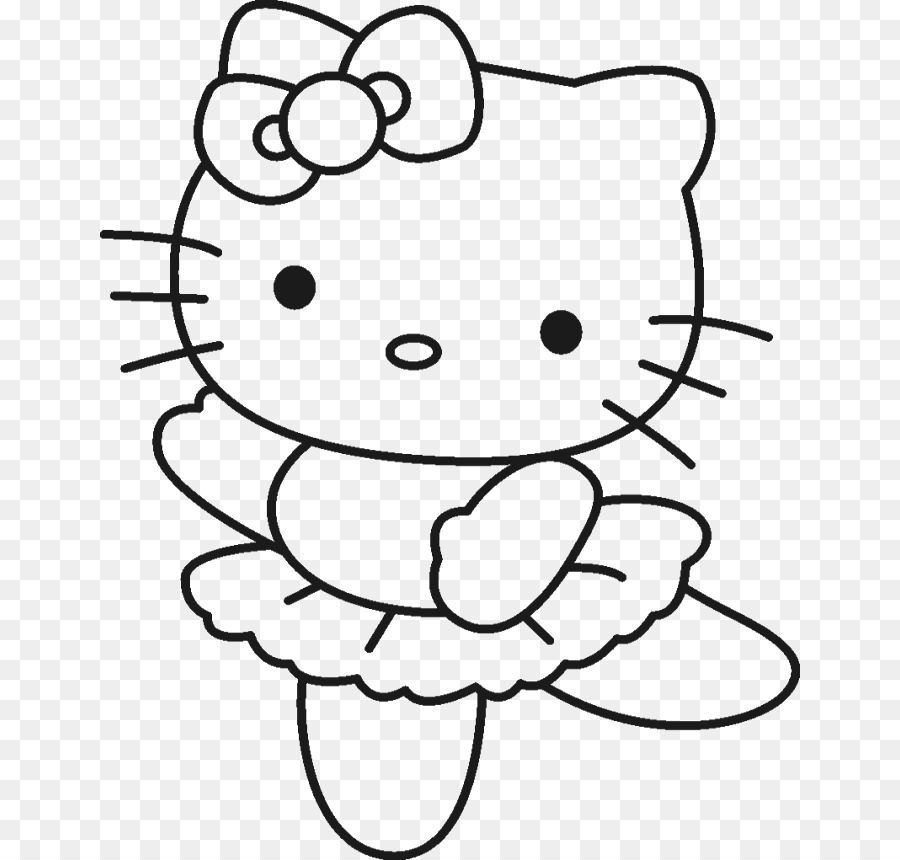 Hello Kitty Coloring book Drawing Page - Cute Dragon Images png download - 700*860 - Free Transparent  png Download.