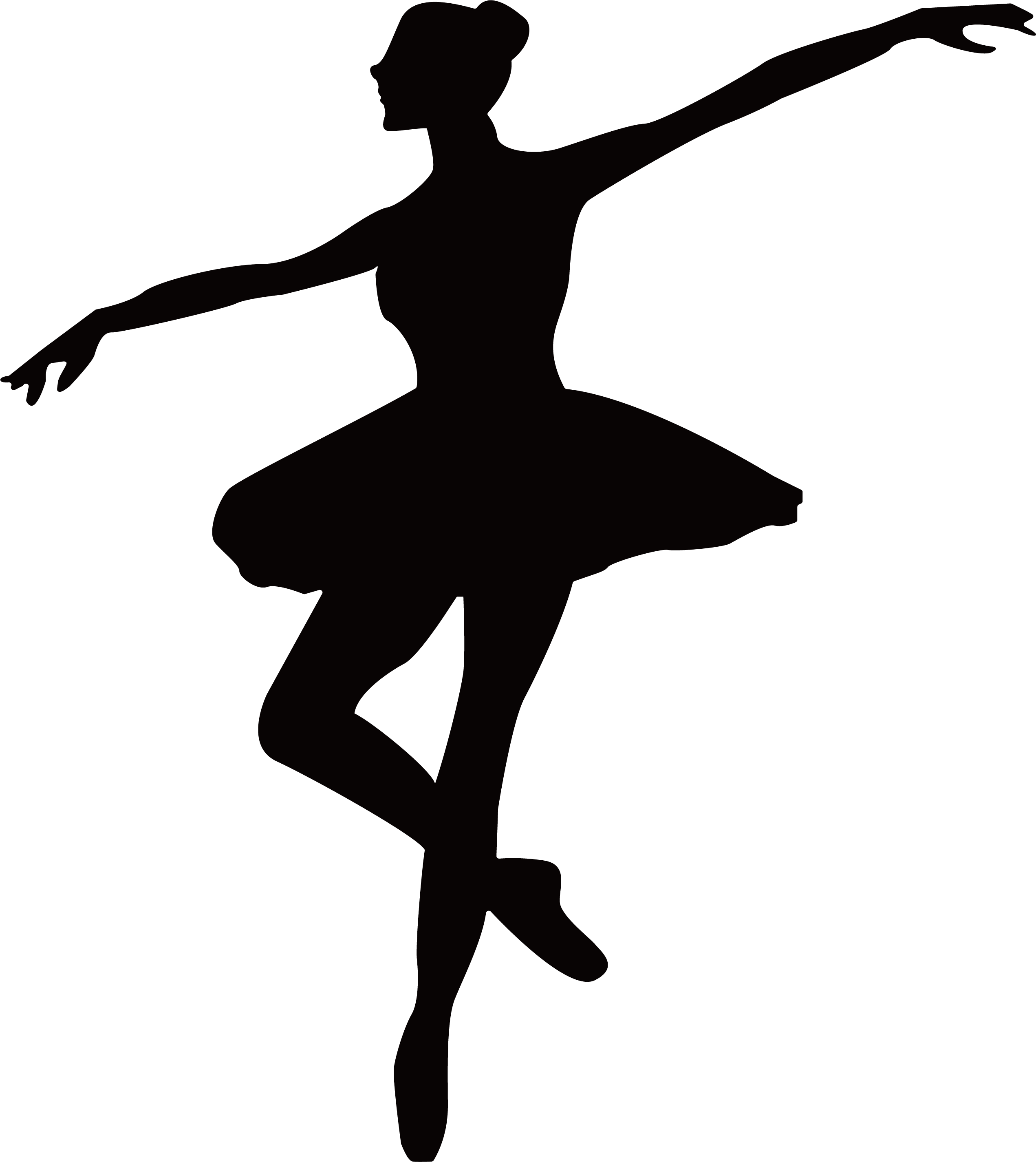 Ballet Dancer Silhouette The Ballet Dancer png download 2542*2850