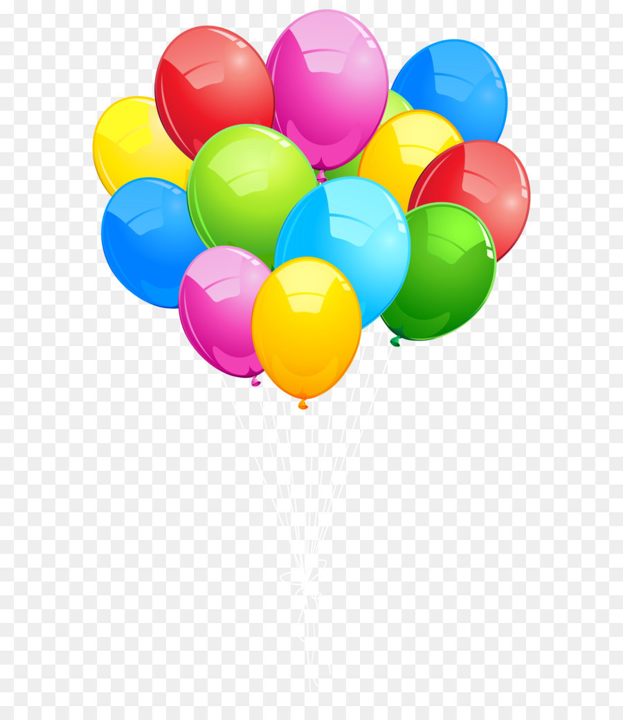 Yellow Balloon - Bunch Balloons PNG Transparent Clip Art Image png download - 5070*8000 - Free Transparent Balloon png Download.