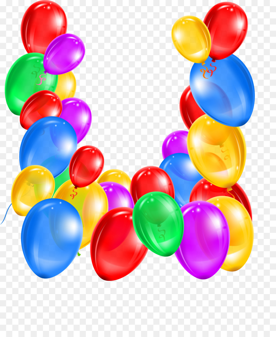 Balloon Clip art Image Portable Network Graphics Birthday - balloons.png png download - 3888*4698 - Free Transparent Balloon png Download.