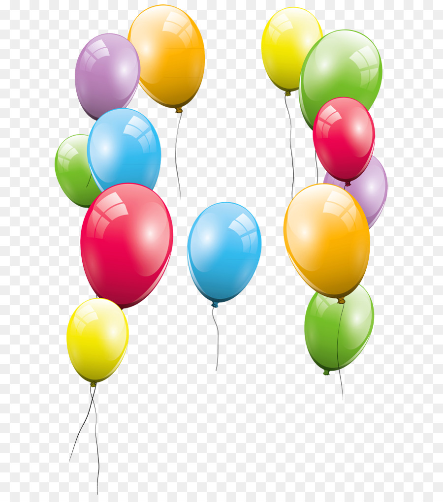 Balloon Birthday Party Clip art - Balloon Background Cliparts png download - 690*1010 - Free Transparent Balloon png Download.