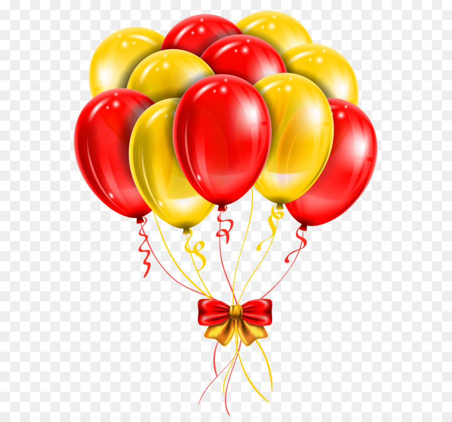 Transparent Party Streamer And Balloons Png Picture - Clip Art Library