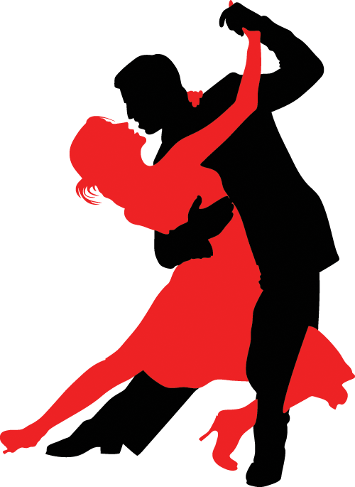 Ballroom Dance Silhouette Image Vector Graphics Silhouette Png