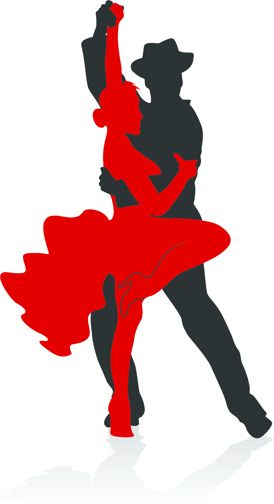 Ballroom dance Tango Silhouette - dance png download - 949*1745 - Free