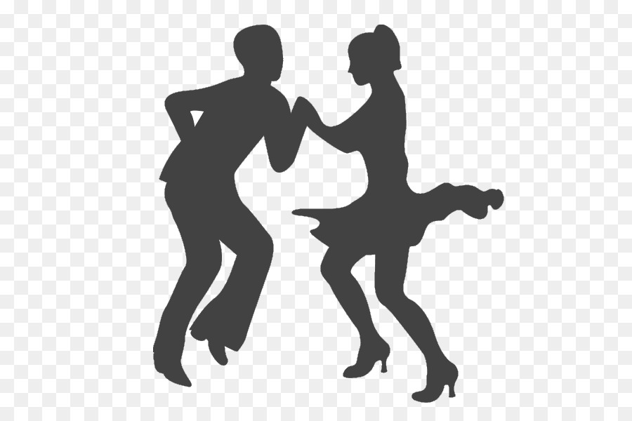 Ballroom dance Silhouette Partner dance - SWING DANCE png download - 600*600 - Free Transparent Dance png Download.