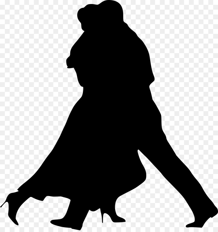 Argentine tango Ballroom dance Argentina - couple silhouette png download - 2267*2400 - Free Transparent  png Download.