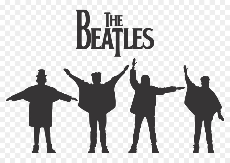 The Beatles Abbey Road Silhouette - rock band live performances vector silhouettes png download - 1600*1136 - Free Transparent Beatles png Download.