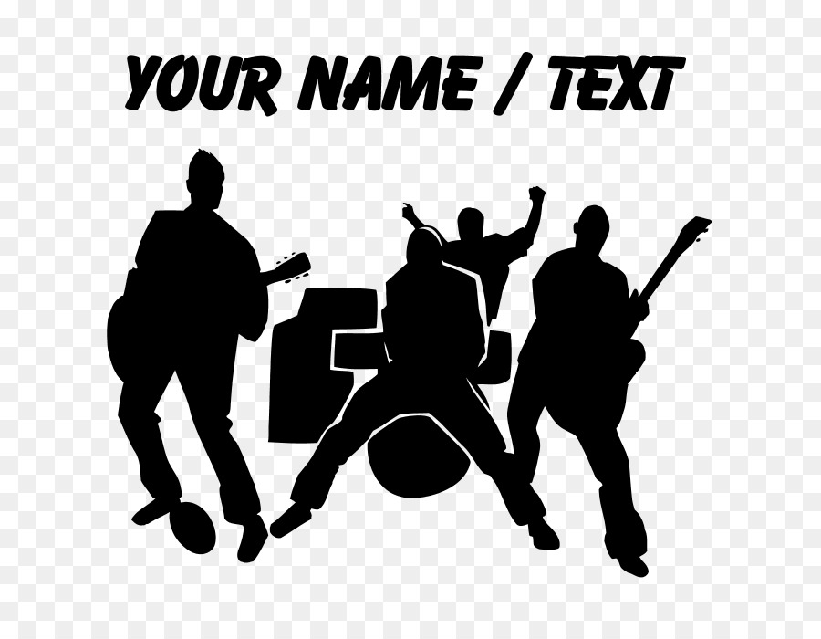Rock Band Musical ensemble Curtain Silhouette - band png download - 700*700 - Free Transparent  png Download.
