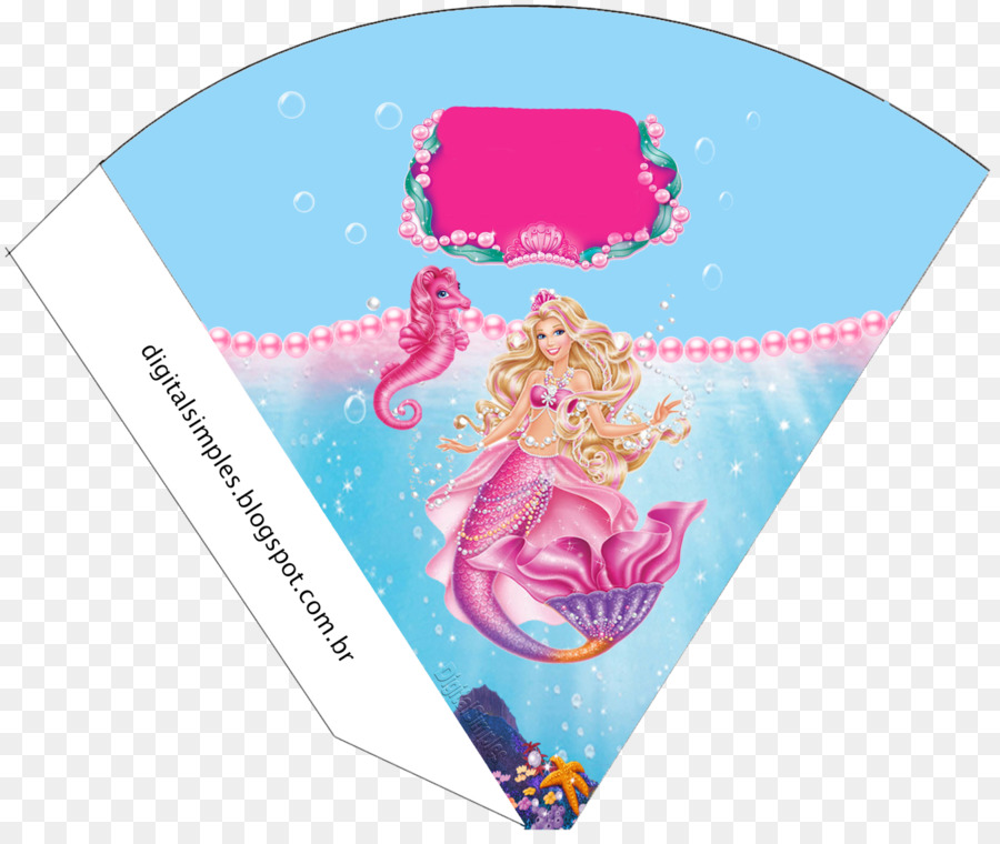 Barbie Mermaid Party Doll Birthday - digital frame png download - 1600*1334 - Free Transparent Barbie png Download.