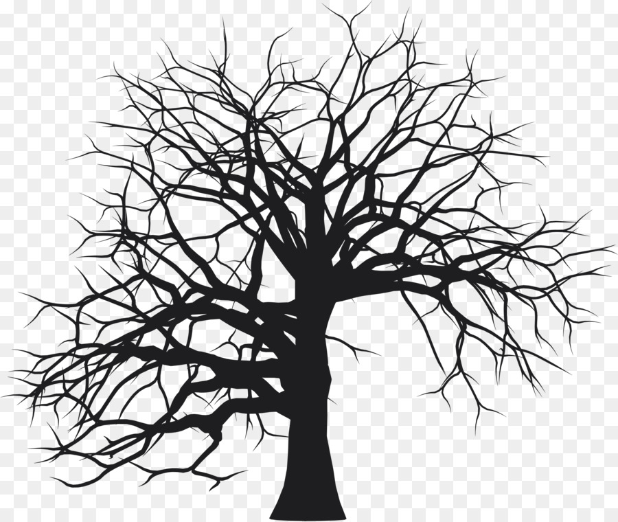 Tree Silhouette Drawing Clip art - cemetery png download - 2332*1966 - Free Transparent Tree png Download.