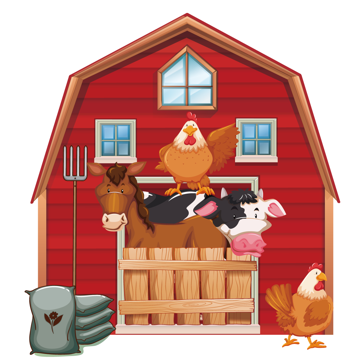 Farm Clipart Barnyard Transparent Background Barn Clipart Png Images
