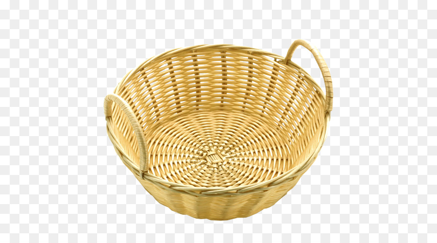 Basket Rattan Bread Wicker Wood - rattan png download - 500*500 - Free Transparent Basket png Download.