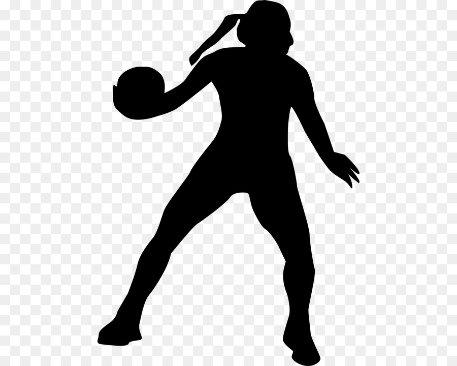 Netball Basketball Silhouette Clip art - netball png download - 516*720 - Free Transparent NETBALL png Download.