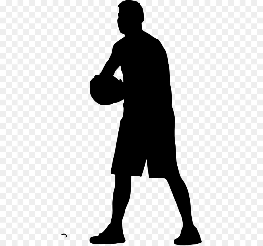 Silhouette Basketball - Silhouette png download - 480*838 - Free Transparent Silhouette png Download.