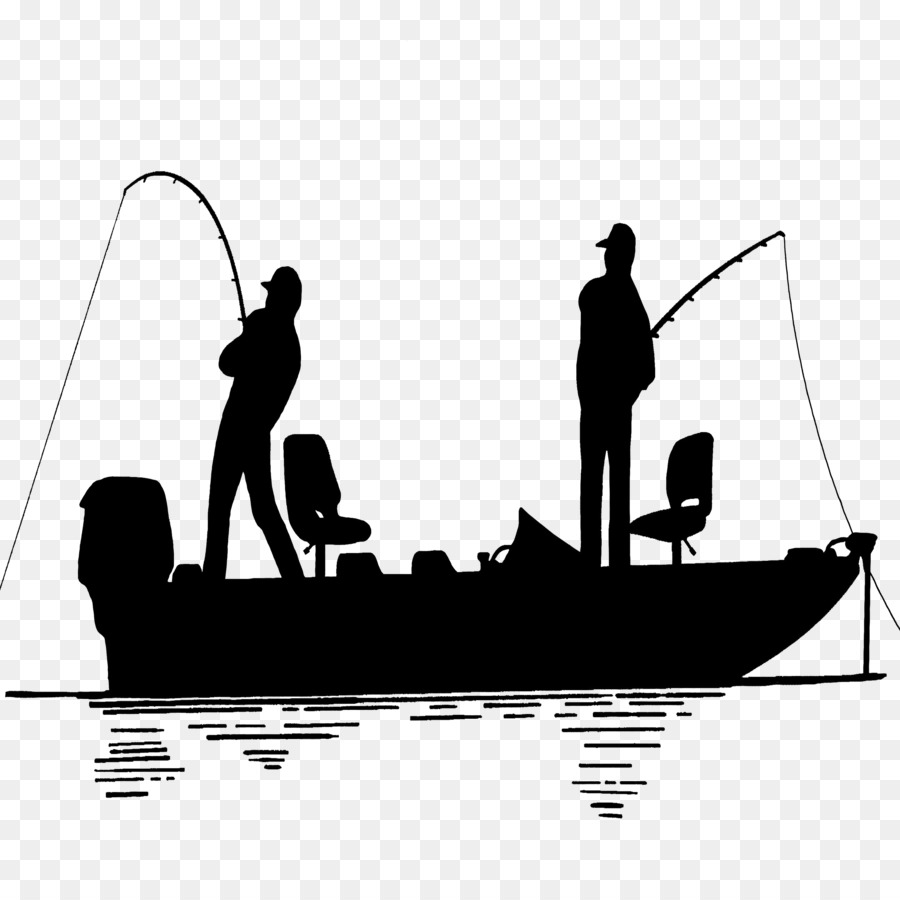 Bass fishing Wedding cake topper Fishing vessel Silhouette - Fishing png download - 3690*3690 - Free Transparent Fishing png Download.