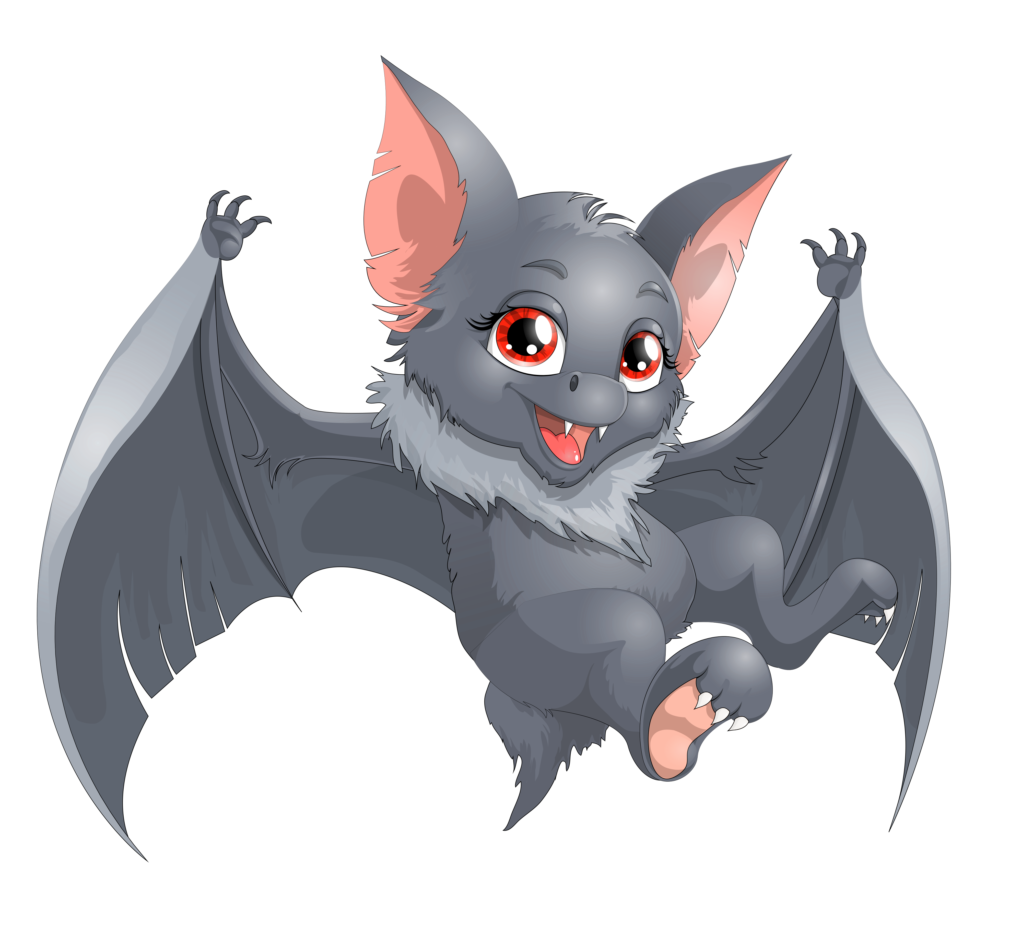 cute bat drawing
