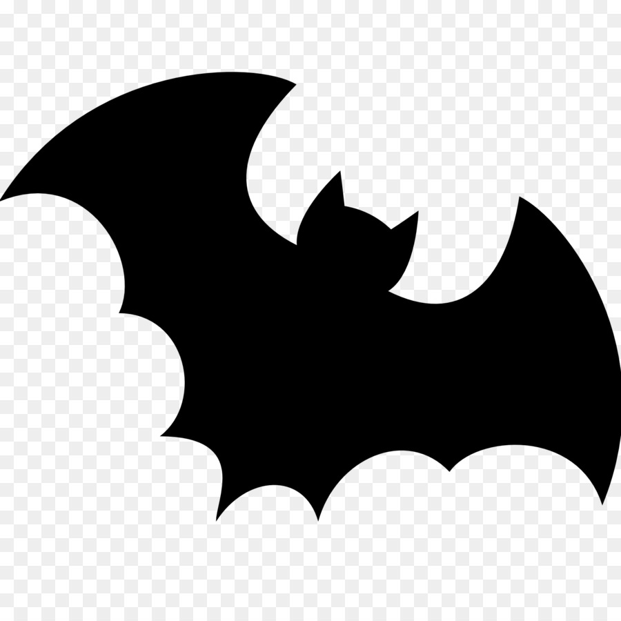 Bat Silhouette Clip art - filled png download - 1600*1600 - Free Transparent Bat png Download.