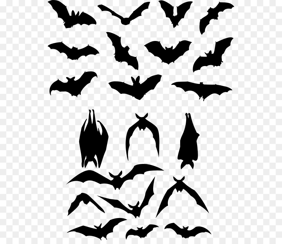 Bat Silhouette - bat png download - 597*769 - Free Transparent Bat png Download.