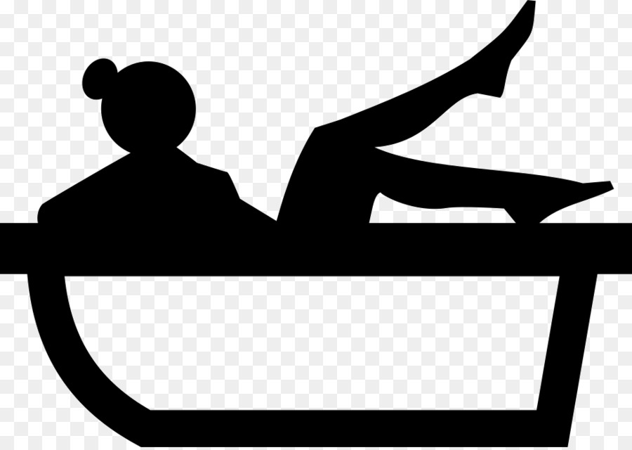 Bathtub ????? Hydro massage Shower Silhouette - bathtub png download - 980*692 - Free Transparent Bathtub png Download.