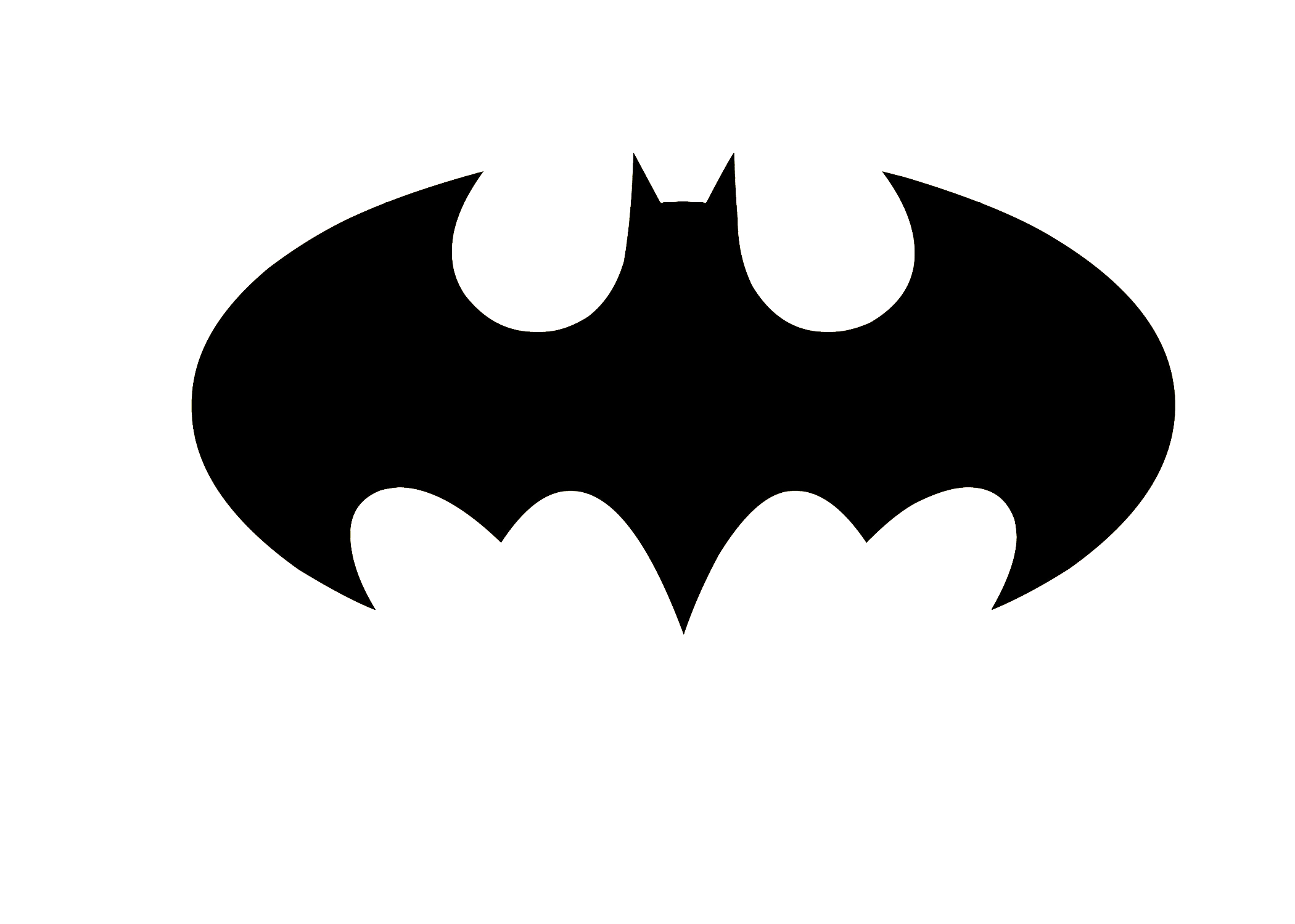 el logo de batman.