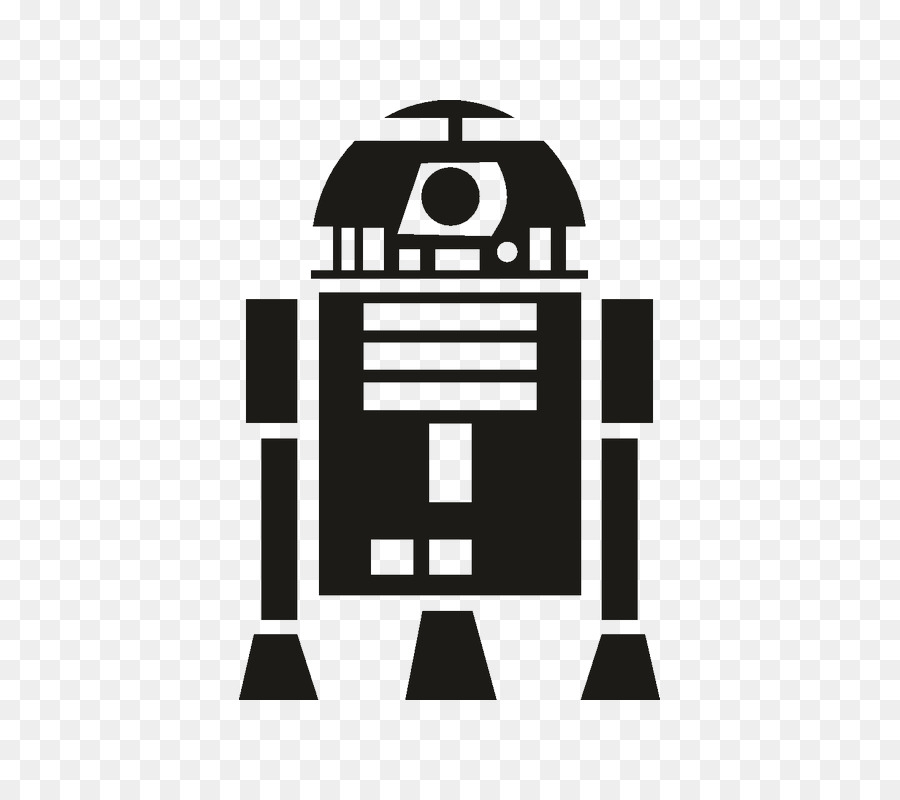 R2-D2 C-3PO Star Wars Silhouette Stencil - star wars png download - 800*800 - Free Transparent Star Wars png Download.