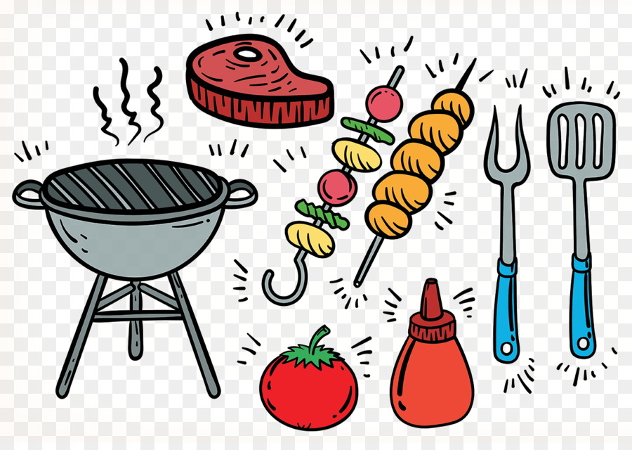 Barbecue grill Kebab Chuan Grilling - Vector barbecue png download - 1400*980 - Free Transparent Barbecue Grill png Download.