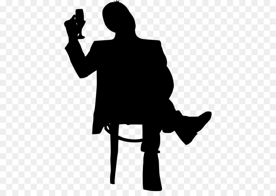 Silhouette Chair Clip art - Silhouette png download - 481*624 - Free Transparent Silhouette png Download.