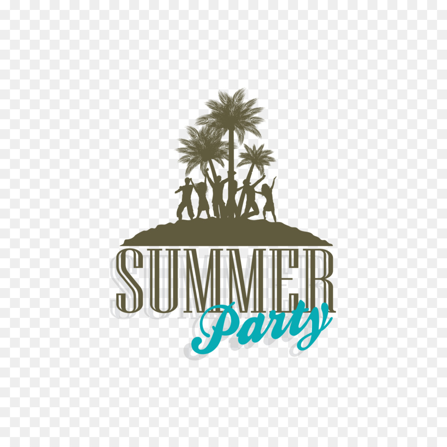 Party Silhouette Clip art - Summer beach silhouette png download - 2222*2222 - Free Transparent Party png Download.