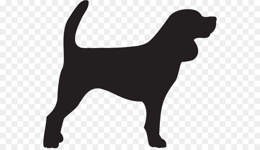 Beagle Sticker German Pinscher Silhouette - Silhouette png download - 600*514 - Free Transparent Beagle png Download.