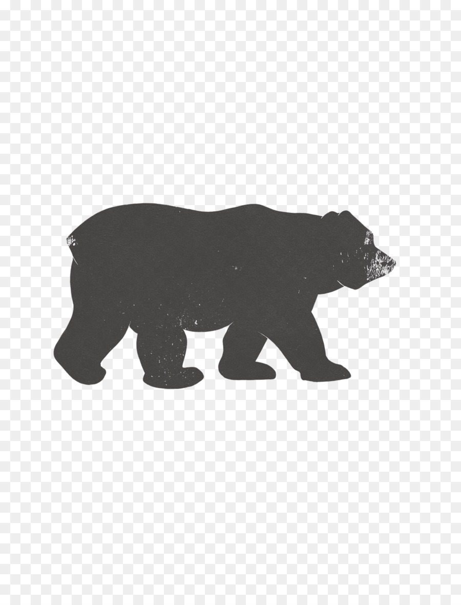 Bear Poster Design Silhouette Terrestrial animal - bear png download - 1920*2485 - Free Transparent Bear png Download.