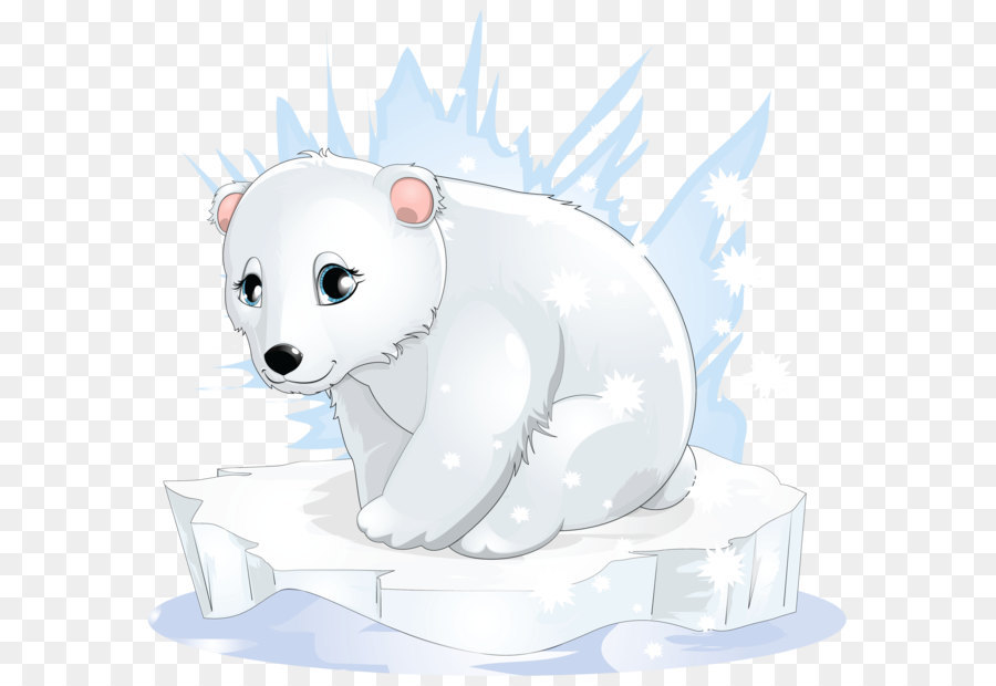 Polar bear Cartoon Clip art - Transparent Polar Bear PNG Clipart png download - 2987*2843 - Free Transparent Polar Bear png Download.